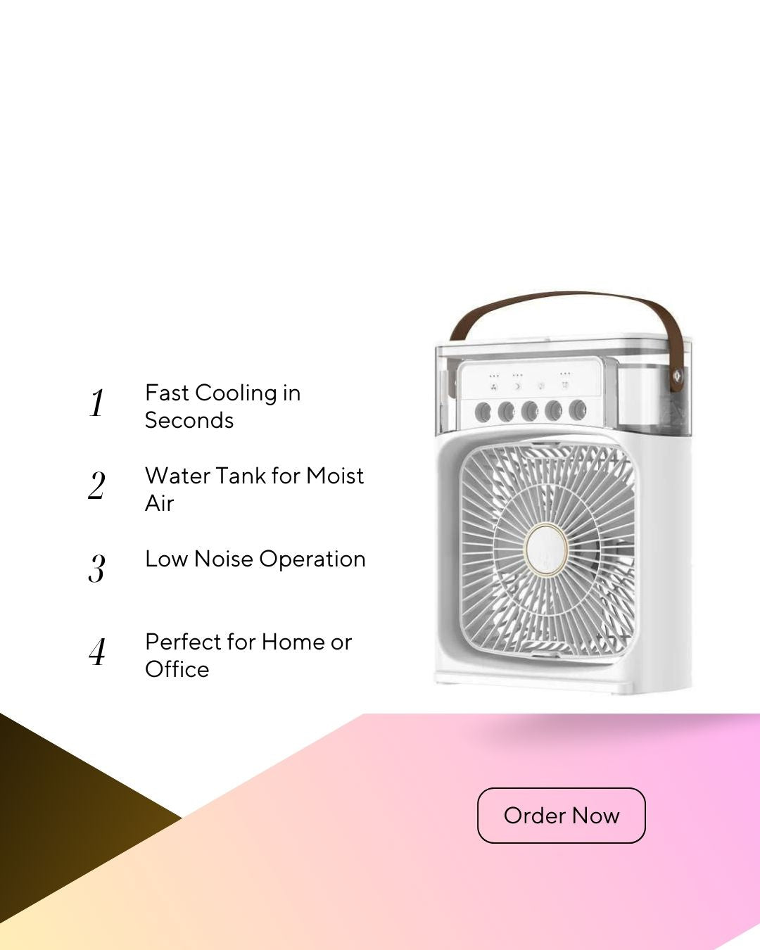 1. "3-in-1 Air Cooler with Humidifier & Fan"